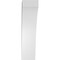 Ekena Millwork 5 1/2-in. W x 10-in. D x 22-in. H Thorton Architectural Grade PVC Knee Brace BRCP055X10X22THR - alternate 5